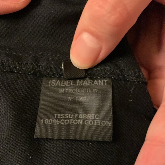 Isabel Marant Etoile Grey Valentine 100% Cotton Dress Size XS - Picture 15 of 16